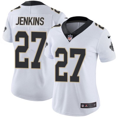 Nike New Orleans Saints #27 Malcolm Jenkins White Women's Stitched NFL Vapor Untouchable Limited Jersey